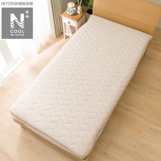 【NITORI 宜得利家居】極致涼感 保潔墊 N COOL WSP N BE 單人(保潔墊 極致涼感 NCOOL)