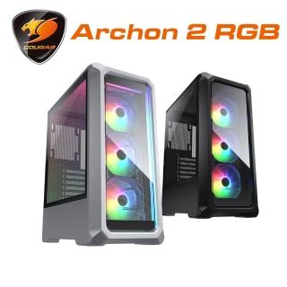 【COUGAR 美洲獅】Archon 2 RGB 水晶強化玻璃 ARGB 中塔機箱