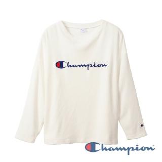 【Champion】Campus 草寫LOGO長Tee -白色