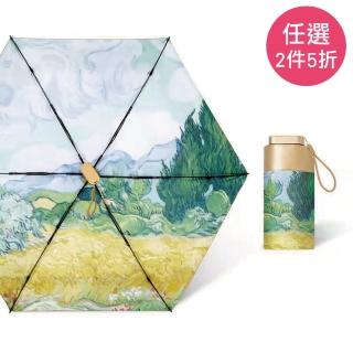 【my stere 我的時尚秘境】日本超迷你輕量鈦金抗UV降溫晴雨傘-內花(UPF50+ 迷你小巧 降溫鈦金傘)