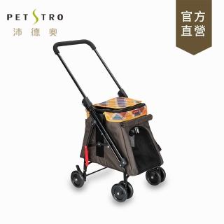【PETSTRO 沛德奧】416PA BTN 小漫遊系列寵物推車-英倫風情