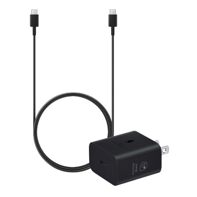 【Samsung 三星】原廠 25W PD 3.0超快充T2510+3A 1.8m 雙Type C 線DX310(公司貨)