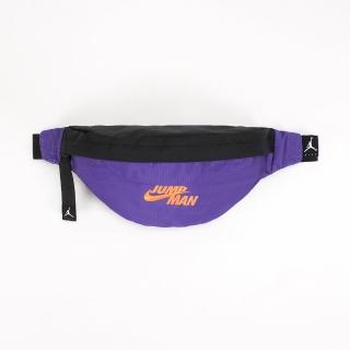 【NIKE 耐吉】Nike Jumpman X Crossbody Bag    腰包 臀包 側背包 飛人喬丹 紫(DV5370-579)