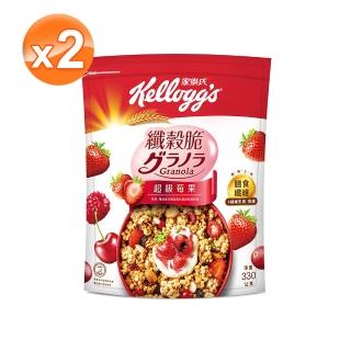 【家樂氏Kelloggs】纖穀脆-超級莓果330gx2包