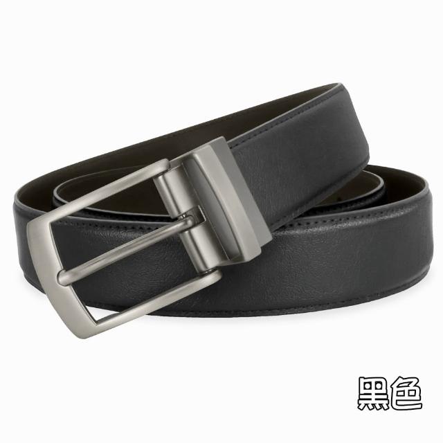 【CH-BELT 銓丞皮帶】男加長皮帶 加大腰XXL 針扣夾座 男休閒皮帶(黑/咖XXL)