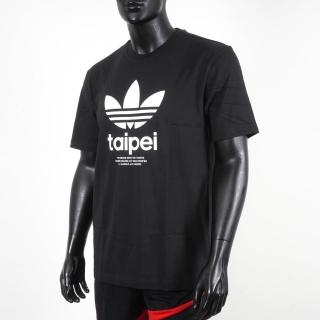 【adidas 愛迪達】Adidas Key City Tee 男 短袖 上衣 T恤 國際版 台北 城市限定 舒適 黑(GT4382)