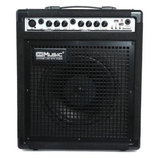 【COOLMUSIC】多功能樂器音箱 50瓦 DK-35S(木吉他 電吉他 貝斯 鍵盤 街頭藝人音箱)