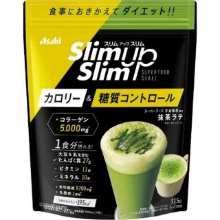 【ASAHI 朝日】酵素代餐奶昔/Slim Up Slim系列/抹茶拿鐵 口味（315g/包）x1包