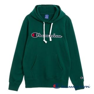 【Champion】EU Rochester草寫Logo連帽大學Tee-綠色