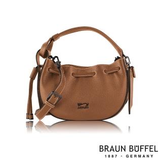 【BRAUN BUFFEL 德國小金牛】台灣總代理 維納斯 手提包-咖啡色(BF677-A31-CS)