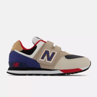 【NEW BALANCE】休閒鞋 運動鞋 NB 童鞋 男鞋 女鞋 中大童 多色(PV574LC1-W)