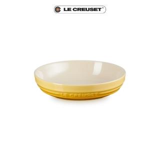 【Le Creuset】瓷器深圓盤20cm(蜂蜜黃)