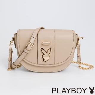 【PLAYBOY】馬鞍包 Cosmopolitan系列(米白色)