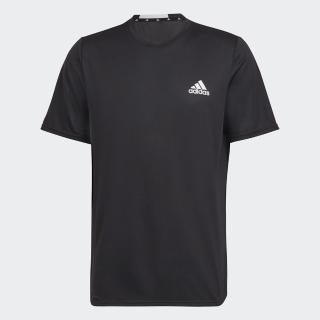 【adidas 愛迪達】運動上衣 男上衣 T恤 黑 D4M TEE(HF7214)