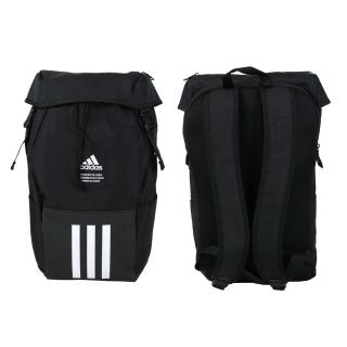 【adidas 愛迪達】大型後背包-雙肩包 肩背包 愛迪達 27.5L 黑白(HC7269)