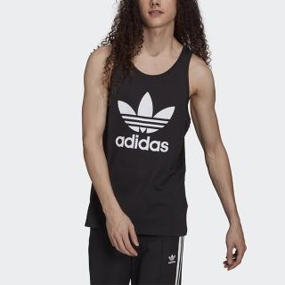 【adidas 愛迪達】背心 男款 運動 籃球衣 無袖上衣 亞規 黑 H06634