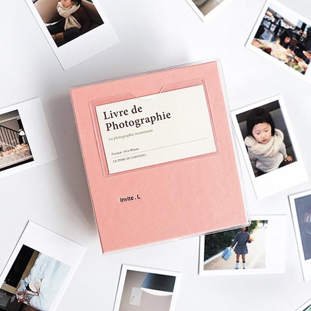 【韓國 invite.L】instax mini 拍立得專用相簿 立可拍 手機編輯列印照片 相本 正品空運(頂級相簿精裝本)
