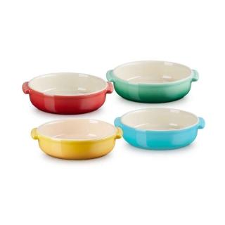 【Le Creuset】瓷器西班牙小菜盤14cm-4入(momo獨家)