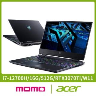 【Acer 宏碁】PH315-55-74FV 15.6吋獨顯電競筆電(i7-12700H/16G/512GB SSD/RTX3070Ti 8G/Win11/無包鼠)