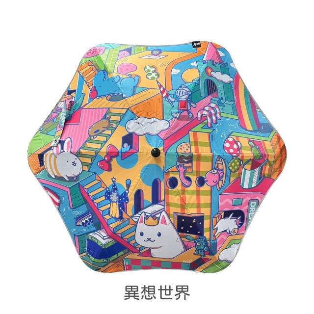 【LOHOY】童趣圓夢傘 兒童防戳圓角雨傘(兒童晴雨傘 圓角雨傘 防戳雨傘)