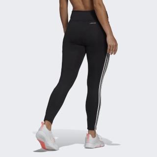【adidas 愛迪達】Adidas W 3S 78 TIG 女 緊身褲 九分 亞洲版 運動 訓練 健身 高腰 透氣 黑(GL4040)