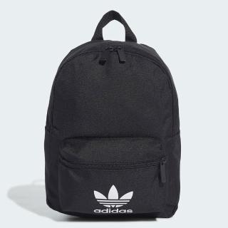 【adidas 愛迪達】後背包 運動包 書包 登山 三葉草 SMALL AC BL BP 黑 GD4575