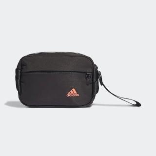 【adidas 愛迪達】肩背包 小包 斜背包 腰包 W STR SMALL BAG 黑 HA5660