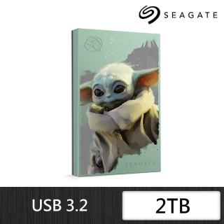 【SEAGATE 希捷】FireCuda Gaming 外接硬碟 2TB-星際大戰x曼達洛人-尤達寶寶限定版(STKL2000404)
