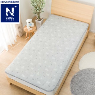 【NITORI 宜得利家居】進階涼感 孩童用保潔墊 N COOL SP N POLARBEAR(孩童用保潔墊 進階涼感 N COOL)