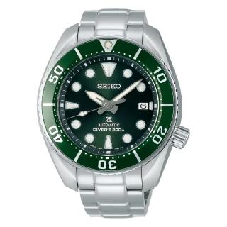 【SEIKO 精工】PROSPEX 水鬼 200米潛水機械錶-綠水鬼/45mm(6R35-00A0G SPB103J1)