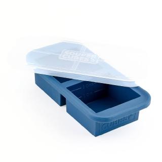 【Souper Cubes】多功能食品級矽膠保鮮盒-三色可選-2格-500ML/格(副食品分裝盒/製冰盒/嬰兒副食品)