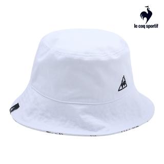 【LE COQ SPORTIF 公雞】簡約休閒時尚雙面漁夫帽 中性-2色-LNP03302