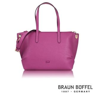 【BRAUN BUFFEL 德國小金牛】台灣總代理 SHU 單肩包-蘭花色(BF689-58-OF)