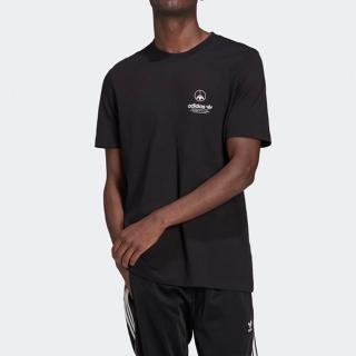 【adidas 愛迪達】上衣 男款 短袖上衣 運動 United Tee 2 黑 HF4908