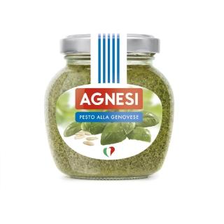 【AGNESI】義式蒜香青醬義大利麵醬 185gx1罐