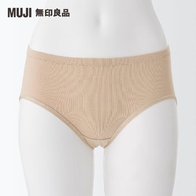 【MUJI 無印良品】女清爽舒適棉質中腰內褲(共3色)