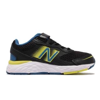 【NEW BALANCE】680v6 中大童 慢跑鞋 黑(YA680BO6-W)