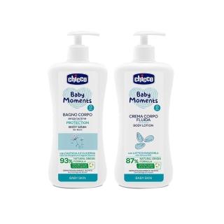 【Chicco 官方直營】寶貝嬰兒植萃泡泡浴露500ml+寶貝嬰兒植萃洗髮精500ml-溫和不流淚配方