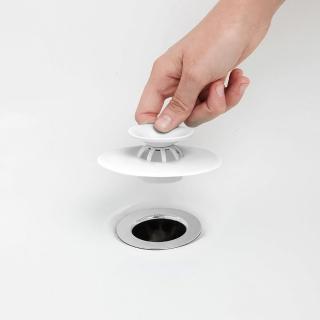 【UMBRA】按壓式矽膠水槽濾網(雲朵白10.5cm)