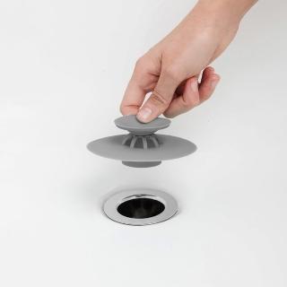 【UMBRA】按壓式矽膠水槽濾網(岩灰10.5cm)
