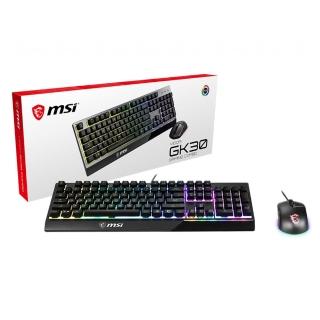 【MSI 微星】加購品 MSI GK30 COMBO 電競鍵盤滑鼠組(MSI GK30 COMBO 電競鍵盤滑鼠組)