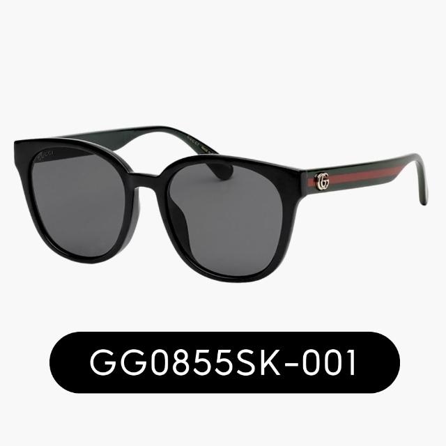 【GUCCI 古馳】亞洲版型 中性膠框太陽眼鏡組合(禮物／送禮首選 GG0416SK、GG0417SK、GG0960SA、GG1001SK)