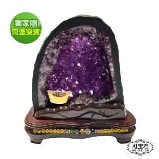 【A1 寶石】ESP烏拉圭天然紫晶洞-同巴西晶洞/聚寶盆/鈦晶超強-招財開運鎮宅化煞風水能量(3kg-AO-1717G)