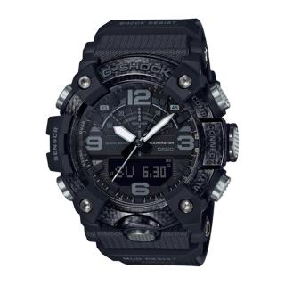 【CASIO 卡西歐】G-Shock系列 碳核強悍雙顯電子錶(黑x灰_GG-B100-1B)