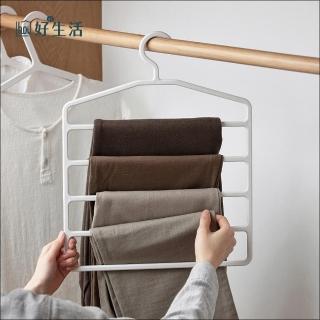 【hoi! 好好生活】懶角落多層褲架-白色