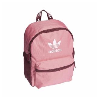 【adidas 愛迪達】後背包 Adicolor Backpack 雙肩包 黑 迷你包 經典 Originals 愛迪達(H37066)