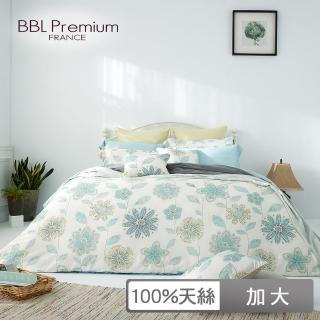 【BBL Premium】100%天絲印花兩用被床包組-幸福蒲公英(加大)