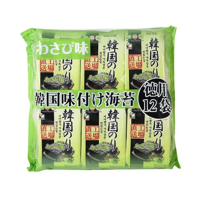 【orionjako】韓國海苔(42g 麻油/嚴選味付/芥末/照燒風味/38.4g 明太子風味)任選(點心/餅乾/零食)