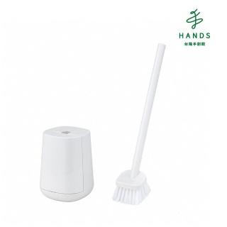 【TOKYU HANDS 台隆手創館】LEC馬桶刷附盒(白)