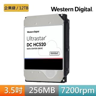 【送M365 個人版 30個月訂閱】WD Ultrastar DC HC520 12TB 企業級硬碟(HUH721212ALE604) 購買後無法退換貨